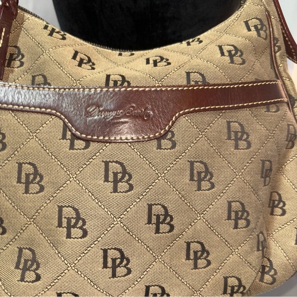 Dooney & Bourke DB Signature One Strap Shoulder Bag - Picture 7 of 9